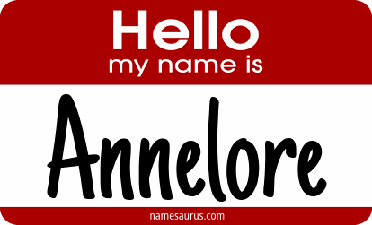Hello my name is Annelore png download
