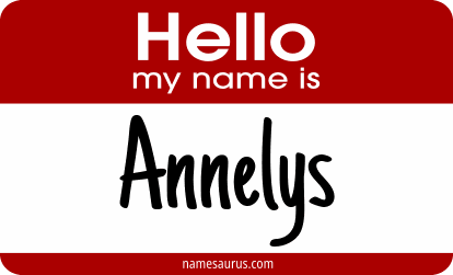 Hello my name is Annelys png download
