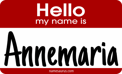 Hello my name is Annemaria png download