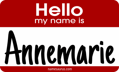 Hello my name is Annemarie png download