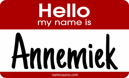 Hello my name is Annemiek png download