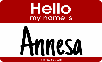 Hello my name is Annesa png download