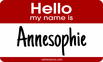 Hello my name is Annesophie png download