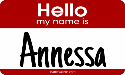 Hello my name is Annessa png download