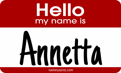 Hello my name is Annetta png download