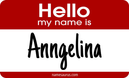 Hello my name is Anngelina png download
