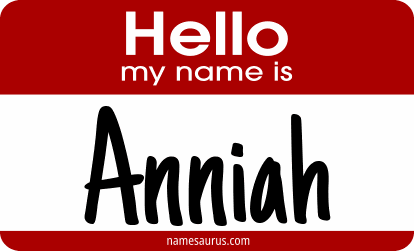 Hello my name is Anniah png download