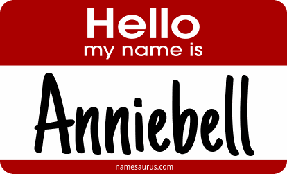 Hello my name is Anniebell png download