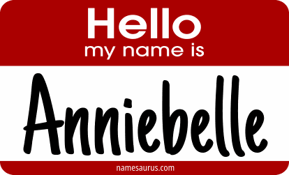 Hello my name is Anniebelle png download