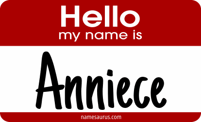 Hello my name is Anniece png download
