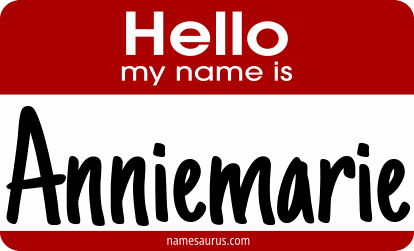 Hello my name is Anniemarie png download