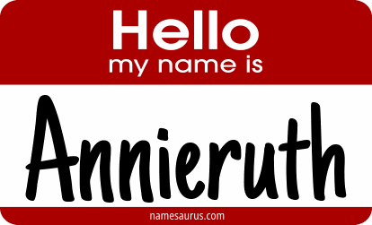 Hello my name is Annieruth png download