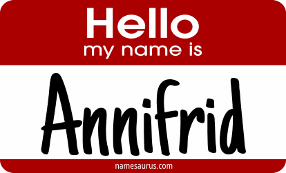 Hello my name is Annifrid png download