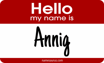 Hello my name is Annig png download
