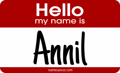Hello my name is Annil png download