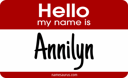 Hello my name is Annilyn png download