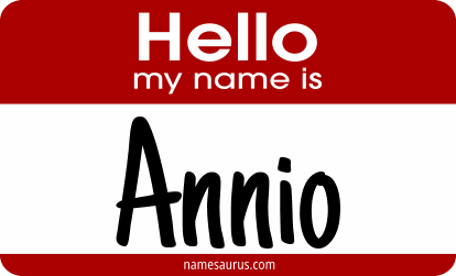 Hello my name is Annio png download