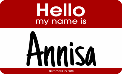 Hello my name is Annisa png download