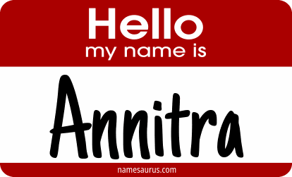 Hello my name is Annitra png download