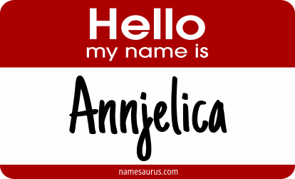 Hello my name is Annjelica png download
