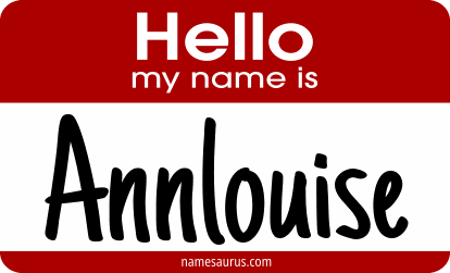 Hello my name is Annlouise png download
