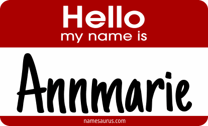 Hello my name is Annmarie png download