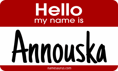 Hello my name is Annouska png download