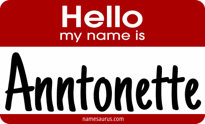 Hello my name is Anntonette png download