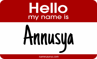 Hello my name is Annusya png download