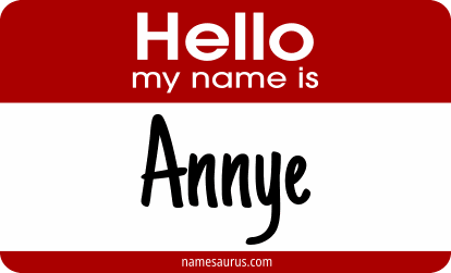 Hello my name is Annye png download
