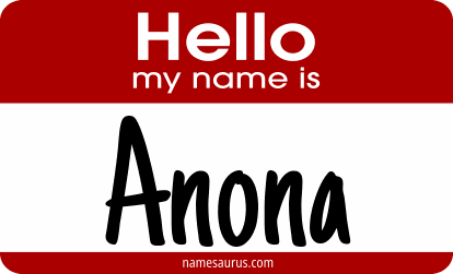 Hello my name is Anona png download