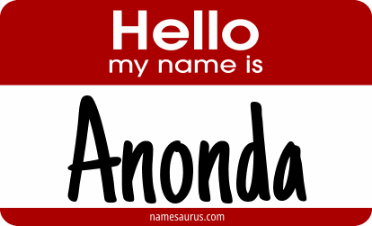 Hello my name is Anonda png download