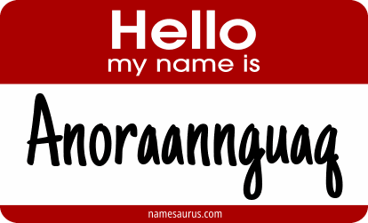 Hello my name is Anoraannguaq png download