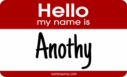 Hello my name is Anothy png download