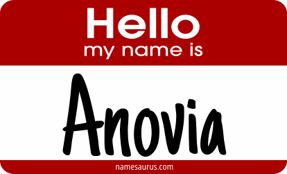 Hello my name is Anovia png download