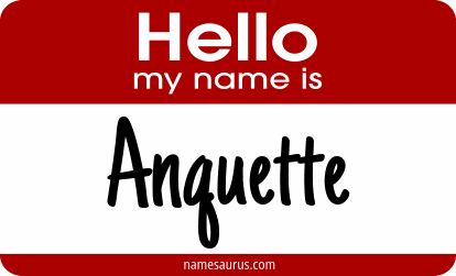Hello my name is Anquette png download