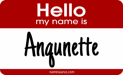Hello my name is Anqunette png download