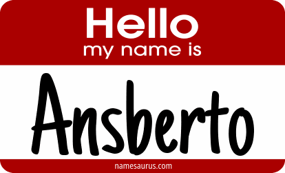 Hello my name is Ansberto png download