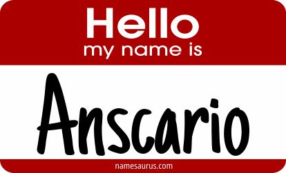 Hello my name is Anscario png download