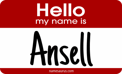Hello my name is Ansell png download