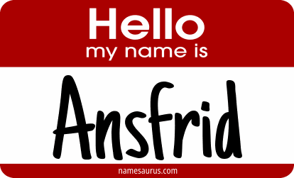 Hello my name is Ansfrid png download