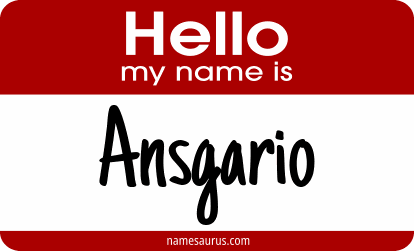 Hello my name is Ansgario png download