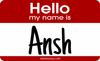 Hello my name is Ansh png download