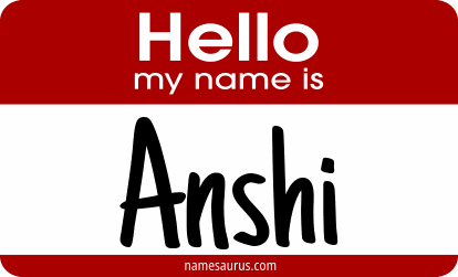 Hello my name is Anshi png download
