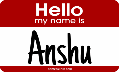 Hello my name is Anshu png download