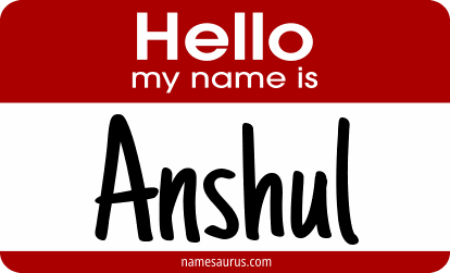 Hello my name is Anshul png download