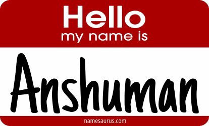 Hello my name is Anshuman png download