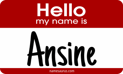 Hello my name is Ansine png download