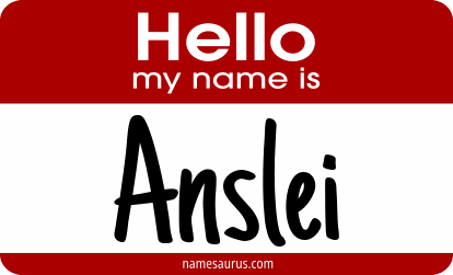 Hello my name is Anslei png download