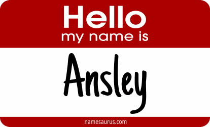Hello my name is Ansley png download